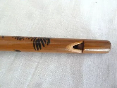 Vintage Wood Toy Flute Jadin Dragon Design • $24.99