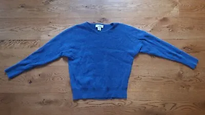 Magaschoni 100% Cashmere Blue Sweater Medium Large • $22