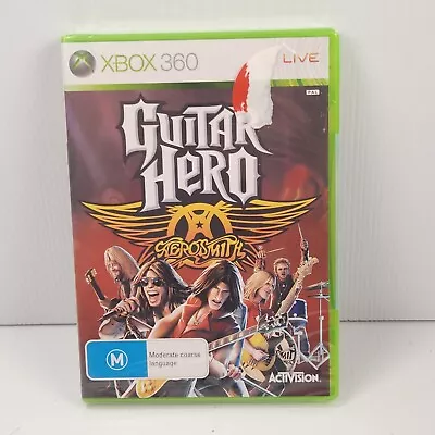 Guitar Hero Aerosmith Xbox 360 Game New Sealed Pal Version Free Postage  • $27.95