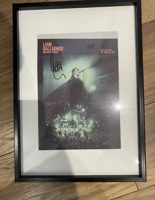 Liam Gallagher Hand Signed MTV Unplugged A5 Poster • £80