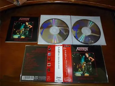 Accept / Staying A Life JAPAN UDO 2CDBOX 1ST PRESS!!!!! B5 • $44.99