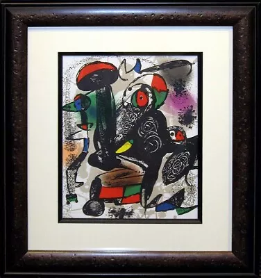 Joan Miro Vol 4 No3 Framed Original Art Lithograph Gallery Framed SUBMIT OFFER! • $750