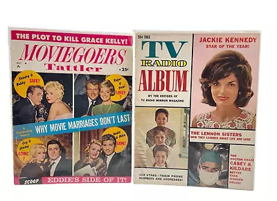 TV Radio Album 1963 Jackie Kennedy ELVIS & Moviegoers Tattler Vintage Magazines • $39.95