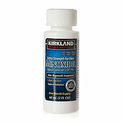 Minoxidil Kirkland Signature Hair Regrowth Treatment Extra Strength 5% 1 Month • $7.45