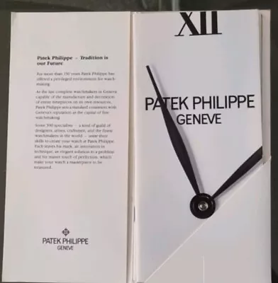 £0.99 • Buy A 1995 PATEK PHILIPPE (Geneve)  Watch Brochure. Features 'Nautilus'. English.