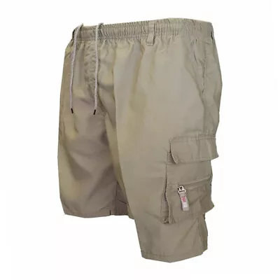 Men's Cargo Shorts Stretch Lightweight Quick Dry Multi Pockets Hiking Half Pants • $16.99