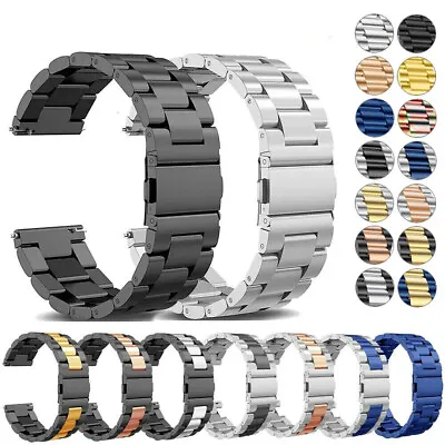 22mm Stainless Steel Metal Watch Band Strap For Samsung Gear S3 Frontier Classic • $9.99