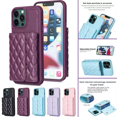 For IPhone 14 13 12 11 Pro Max XR X 8/7 Plus Case Leather Wallet Card Slot Cover • $16.49