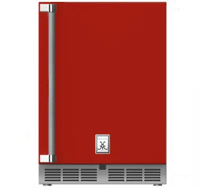 Hestan GRWSR24-RD 24  Outdoor Refrigerator 5.2 Cu Ft 2 Shelf MATADOR RED • $2499.99