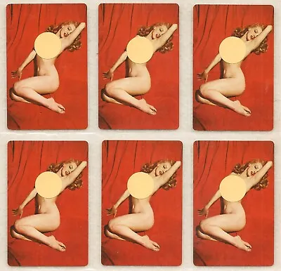 6 Vintage MARILYN MONROE Pinup Playing Cards 1949 Photos Mint By Tom Kelley B • $3.29