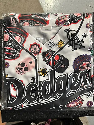 Dodgers Dia De Los Muertos Jersey New Medium Day Of The Dead • $39.99