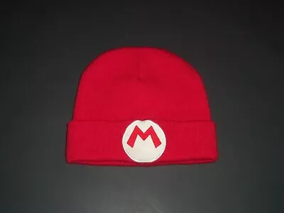 Culturefly Red 2017 Super Mario Logo Beanie Hat • $10.19