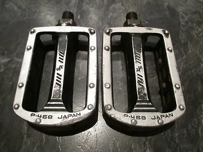 SR BMX PEDALS OLD SCHOOL BMX MONGOOSE SR P-468 BMX PEDALS VINTAGE BMX 80s BLACK • $101.05