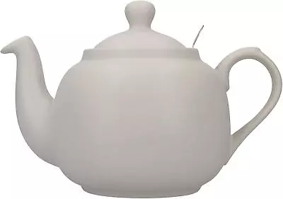 London Pottery Farmhouse Teapot With 6 Cups And Drip-proof Spout -Nordic Grey • £38.99
