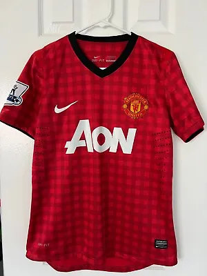 Vintage Robin Van Persie Jersey 2012 Home Manchester United Nike Men Size S • $45.99