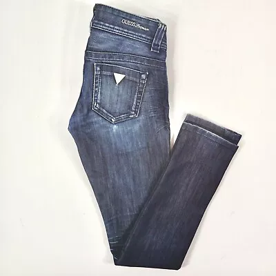 Guess Womens Skinny Jeans 30x33 Premium DareDevil VINTAGE Medium Wash • $21.49