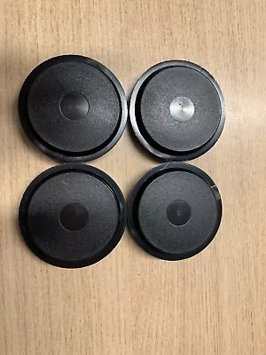 £2.80 • Buy 4 X LARGE BLACK CASTOR CUPS Carpet/Floor Chair/Sofa Furniture Protectors Caster