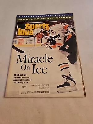 1993 April 19 Sports Illustrated Magazine Mario  Lemieux Miracle On Ice(CP131) • $22.39