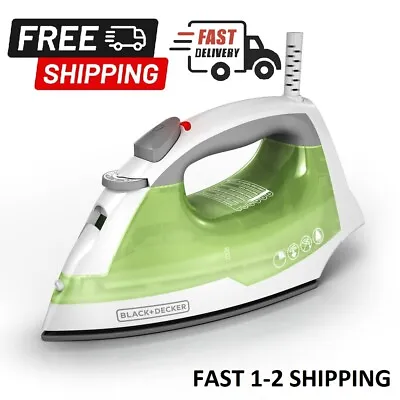 Professional Steam Iron Clothes Nonstick With Compact Garment Portable Anti-drip • $15.16