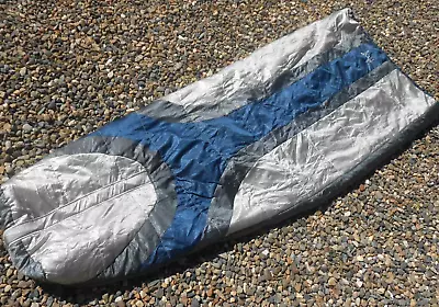 Slumberjack Sleeping Bag-40 Degree Tour Lite Thermolite Extreme-Blue Gray-Used • $13.50