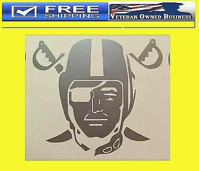 SILVER RAIDERS DIE CUT DECAL STICKERS Las Vegas Football High School Oakland • $5.99