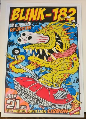 $13.99 • Buy Blink-182 July 21, 2012 Atlantico Pavillion Quality Glossy 12x18 Concert Poster