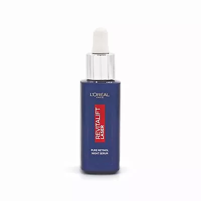 L'Oreal Revitalift Laser Retinol Deep Wrinkle Night Serum 30ml - Imperfect Box • £23.95