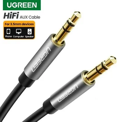 Ugreen AUX 3.5mm Cable Cord 3.5mm Male To Male Stereo Audio Braided Cable Lead • $10.95