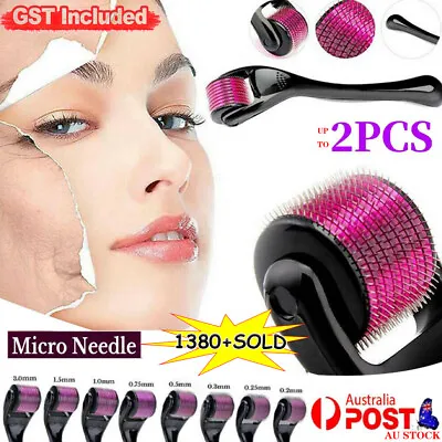 $10.86 • Buy 540 Titanium Micro Needle Derma Roller Beard Hair Growth Skin Care Anti-Ageing
