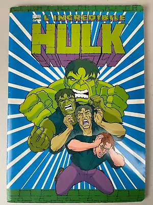 Marvel Comics Incredible Hulk Notebook Grid Paper Made In Italy 1999 Vintage • £40.21