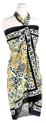 Vera Bradley Sarong * Beach Cover Up* Oversize Scarf Skirt NWT  GO WILD • $29.50