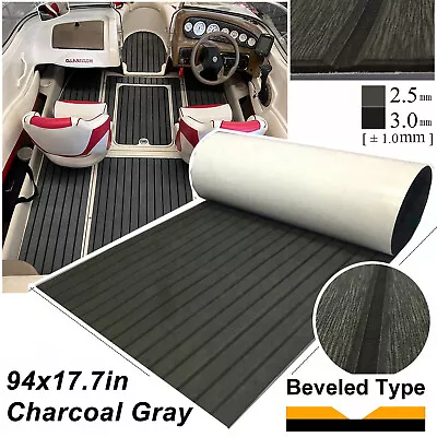 EVA Foam Marine Pontoon Boat Flooring Mat Yacht Faux Teak Decking Sheet Carpet • $29.99