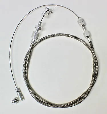 24 Inch Throttle Cable Braided Stainless Steel Universal Accelerator Ford Chev • $55