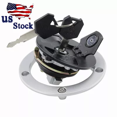 CNC Fuel Gas Tank Cap Cover Keys For ZX-6R Z1000 Z750 Z1000SX ER-6N/ABS US • $35.99