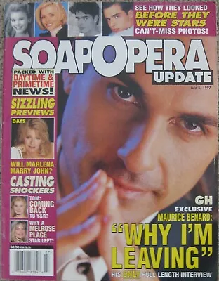 Soap Opera Update Vintage July 1997 Magazine General Hospital Maurice Benard • $8.99