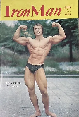 Iron Man Magazine July 1976 Mr. Europe Peter Stach Very Rare Issue • $19.99