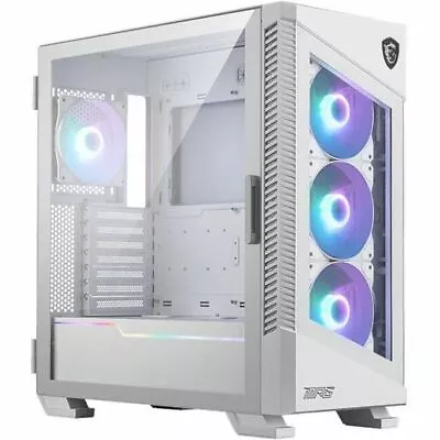 MSI MPG VELOX 100R Mid-tower ATX Computer Case White MPGVELOX100RWHITE • $145.38