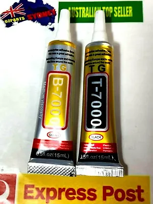 B-7000 Adhesive Clear Glue For Mobile Phone Glass Lens LCD Repair 15ml 2 Pieces • $19.90