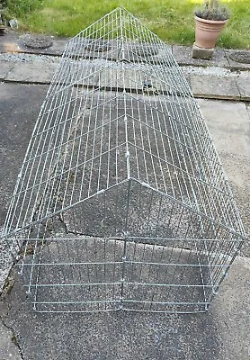 £10.59 • Buy Metal Outdoor Chicken Rabbit Pet Small Animal Cage Crate Run Playpen Enclosure 