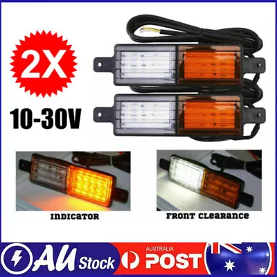 2X 30 LED Bullbar Indicator Lights Front Park DRL Amber For ARB TJM Marker Lamp • $30.63