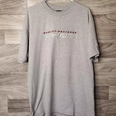 $20 • Buy Harley-Davidson V-ROD T-Shirt  Gray Motorcycle Graphic Biker Tee XL