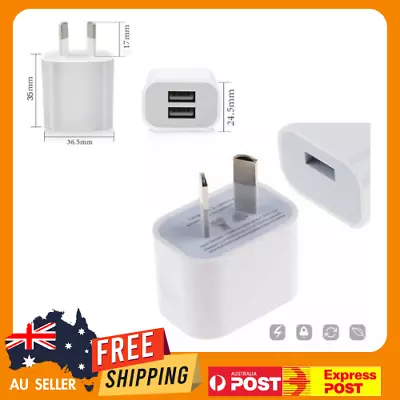 5V 2A Plug USB Wall Charger Adapater_OEM AC AU For IPhone 5 6 6s 7 8+ X Samsung • $4.50