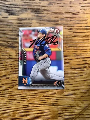 2016 Bowman - #56 Matt Harvey - Singed Autographed. • $7.65