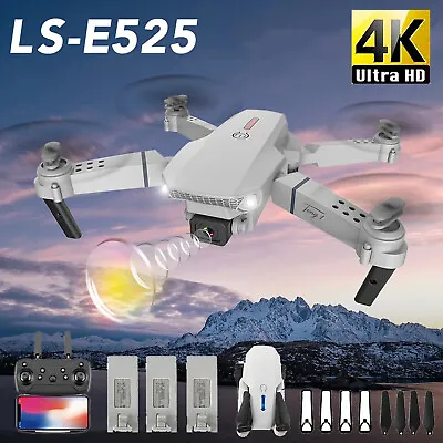 Mini 4K HD Camera Drone WIFI FPV Foldable Selfie RC Quadcopter Video Aircraft UK • £21.99