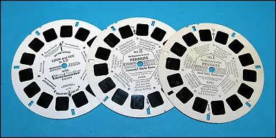 Qty(3) Vintage View-Master Charlie Brown Peanuts & Look And See In 3D Sampler • $6.99