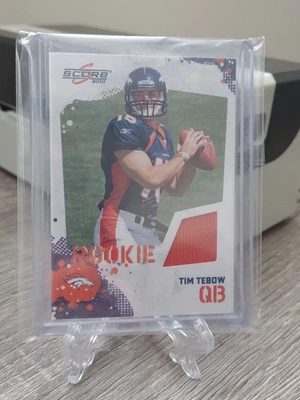$7.99 • Buy 2010 Panini Score TIM TEBOW Player-Worn Jersey! Rookie RC! SSP! BRONCOS 🐎 🔥