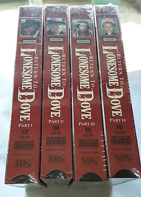 Return To Lonesome Dove VHS Set BRAND NEW SEALED 📼  4 Video Cassette Tapes • $0.99