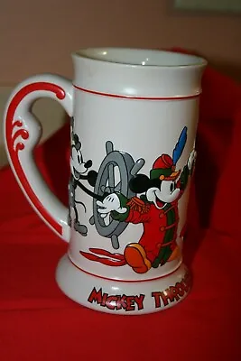 Collectible Disney Mickey Mouse Ceramarte Beer Stein Mug New • $15