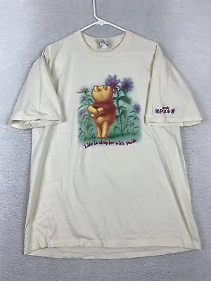 VINTAGE Winnie The Pooh T Shirt Unisex Sz M 90s Disney Made In USA Rare • $28.88