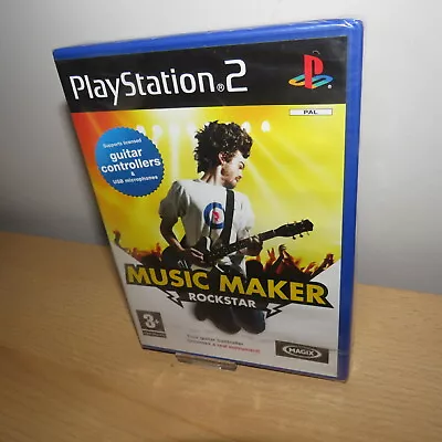 MUSIC MAKER ROCKSTAR PLAYSTATION 2 Ps2 New Sealed Pal Version  • £39.99